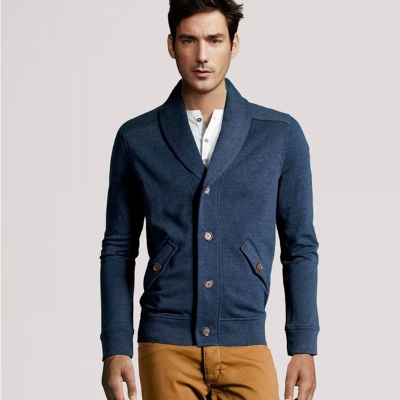 H&M Other - H&M | Men’s Shawl Collar Elbow Patch Cardigan